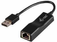 i-tec USB Ethernet Adapter 10/100 Mbps - USB 2.0 auf RJ45, Kompatibel mit Windows,
