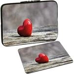 PEDEA Design Schutzh&uuml;lle Notebook Tasche bis 13,3 Zoll (33,7cm) mit Design Mauspad,