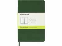 Moleskine Classic Plain Paper Notebook, Hard Cover and Elastic Closure Journal, Color