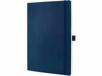 SIGEL CO316 Premium Notizbuch kariert, A4, Softcover, blau, aus nachhaltigem Papier -