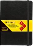 Idena 10054 - Notizbuch DIN A5, blanko, Papier cremefarben, 192 Seiten, 80 g/m&sup2;,