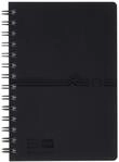VELOFLEX 5107180 - Adressbuch mit Spiralbindung DIN A7, PP, mit 12-tlg. Register,