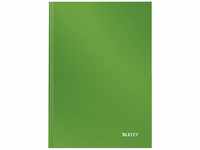 Leitz A5 Notizbuch, 80 Blatt, Hardcover, Karierte Seiten, Solid, Hellgrün, 46660050