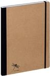 Pagna Notizbuch A4 Pur, recycelbarer Kraftpapiereinband mit Pr&auml;gung, 192 Seiten