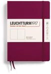 LEUCHTTURM1917 359697 Notizbuch Medium (A5), Hardcover, blanko, port red | 251
