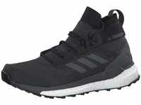 adidas Mens Terrex Free Hiker Walking Shoe, Core Black/Grey/Active Orange, 42 EU