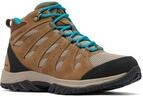 Columbia Redmond III Mid WP wasserdichte Wanderstiefel f&uuml;r Damen, Braun (Khaki II x