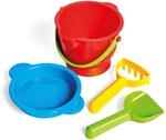 Hape Grundausstattung Strandspielzeug - Robustes Eimer- und F&ouml;rmchen-Set f&uuml;r Strand