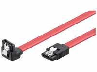 Wentronic HDD S-ATA Kabel 1,5GBs/3GBs (S-ATA L-Type auf L-Type 90) 0,5m rot