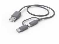187224 2in1-USB-Kabel, USB-A -