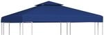 vidaXL Pavillon Zeltplane Plane Abdeckung 270g/m&sup2; 3x3 m Dunkelblau