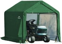 ShelterLogic Folien Zeltgarage Ger&auml;tehaus | Gr&uuml;n | 180x180x180 cm |...