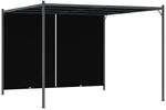 vidaXL Gartenpergola mit Versenkbarem Dach Schiebedach Erdanker Garten Pavillon
