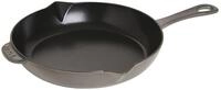 STAUB 26 cm Bratpfanne mit Gusseisengriff, Gusseisen, Grau