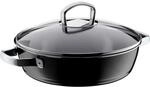 WMF FUSIONTEC 05.2046.5291 Kochtopf, 4,1 l, rund, Schwarz, Gusseisen, Stahl, 250 &deg;C,