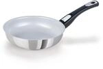 Genius Cerafit Steel Bratpfanne 20cm - ofenfeste Keramikpfanne mit kratzfester