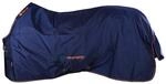 Bucas Pferdedecke Regendecke Therapiedecke Therapy Turnout Light Navy/Orange,