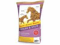 JOSERA Fohlen & Stute (1 x 20 kg) | Premium Pferdefutter | Zuchtmüsli | gehaltvolle