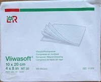 Vliwasoft 12070 Verb&auml;nde, unsteril, 4-lagig 10 cm x 20 cm (100-er pack)