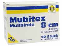 MUBITEX Mullbinden 8 cm ohne Cello 20 St