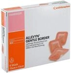 ALLEVYN Gentle Border 7,5x7,5 cm Schaumverb. 5 St