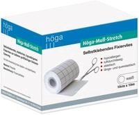 H&ouml;ga Mull Stretch, selbstklebendes Fixiervlies - 10 cm x 10 m &ndash; hypoallergen,