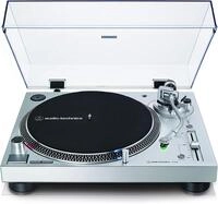 Audio-Technica LP120XUSBSV Direktangetriebener Plattenspieler (Analog und USB) Silber