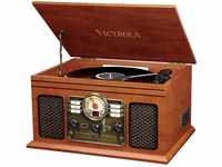 Victrola Nostalgic 6-in-1 Bluetooth-Plattenspieler und Multimedien-Center mit