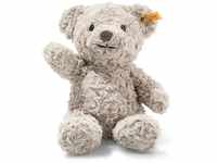 Steiff Soft Cuddly Friends Honey Teddybär hellgrau 28 cm, Teddy aus flauschigem