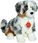 Teddy Hermann 91933 Hund Australian Shepherd 30 cm, Kuscheltier mit idealem