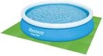 Bestway Flowclear Bodenfolien f&uuml;r Pools, gr&uuml;n Flowclear 78cm x 78cm