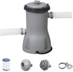 Poolreinigung Set Flowclear BestWay 3.028 l/h Pumpe + Filter Filterpumpe 58386