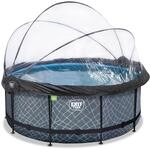 EXIT Toys Aufstellpool Rund &oslash; 360 x 122 cm mit Sandfilterpumpe und Abdeckung...