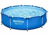 Bestway Steel Pro Frame Pool ohne Pumpe Ø 305 x 76 cm, blau, rund