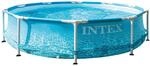 Intex 10FT X 30IN Beachside Metal Frame Pool