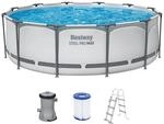 Bestway&reg; Steel Pro MAX&trade; Aufstellpool-Set mit Filterpumpe &Oslash; 366 x 100 cm,