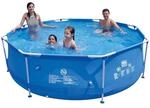 Happy People Pool-Set 300x76 RD STAHLRAHMENPOOL