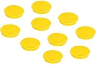 FRANKEN Magnete Rund, 10 St&uuml;ck, Hochwertige Haftmagnete f&uuml;r B&uuml;ro, Haushalt,
