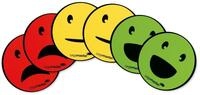 Legamaster Symbolmagnet Magnetisches Emoticon-Symbol, 50 mm, sortiert