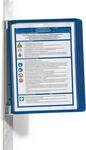 Durable Sichttafelwandhalter (Vario Magnet Wall 5, mit 5 Sichttafeln A4) dunkelblau,