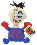K&ouml;gler 75561 - Stoffpuppe Stress - Max mit Aufdruck, Figur mit Saugn&auml;pfen an der