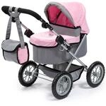 Bayer Design 13008AA Puppenwagen Trendy, mit Tasche, h&ouml;henverstellbarer Griff,