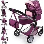 Bayer Design 18137AA City Neo Kombi Puppenwagen mit Wickeltasche, umwandelbar in