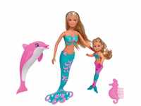 Simba 105733336 - Steffi LOVE Mermaid Friends, Puppe als zauberhafte Meerjungfrau mit