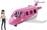 Barbie Flugzeug mit Pilotin Puppe, mit beweglichen R&auml;der und 15x Zubeh&ouml;r inkl.