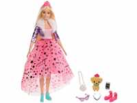 Barbie GML76 - Prinzessinnen-Abenteuer Puppe Mit Mode (ca. 30 cm), Blond, Puppe Mit