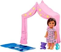 Barbie Skipper Babysitters Inc. Schlafenszeit-Spielset mit Kleinkind-Puppe,...