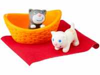 HABA Little Friends Katzenbabys - Tierfigur für Kinder ab 3 Jahren - Haustiere für