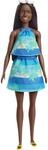 Barbie GRB37 - Loves the Ocean Puppe im Meeres-Print Rock & Top (ca. 30 cm gro&szlig;,