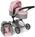 Bayer Chic 2000 - Puppenwagen Linus, 3in1 Kombipuppenwagen f&uuml;r Kinder von 4 bis 8